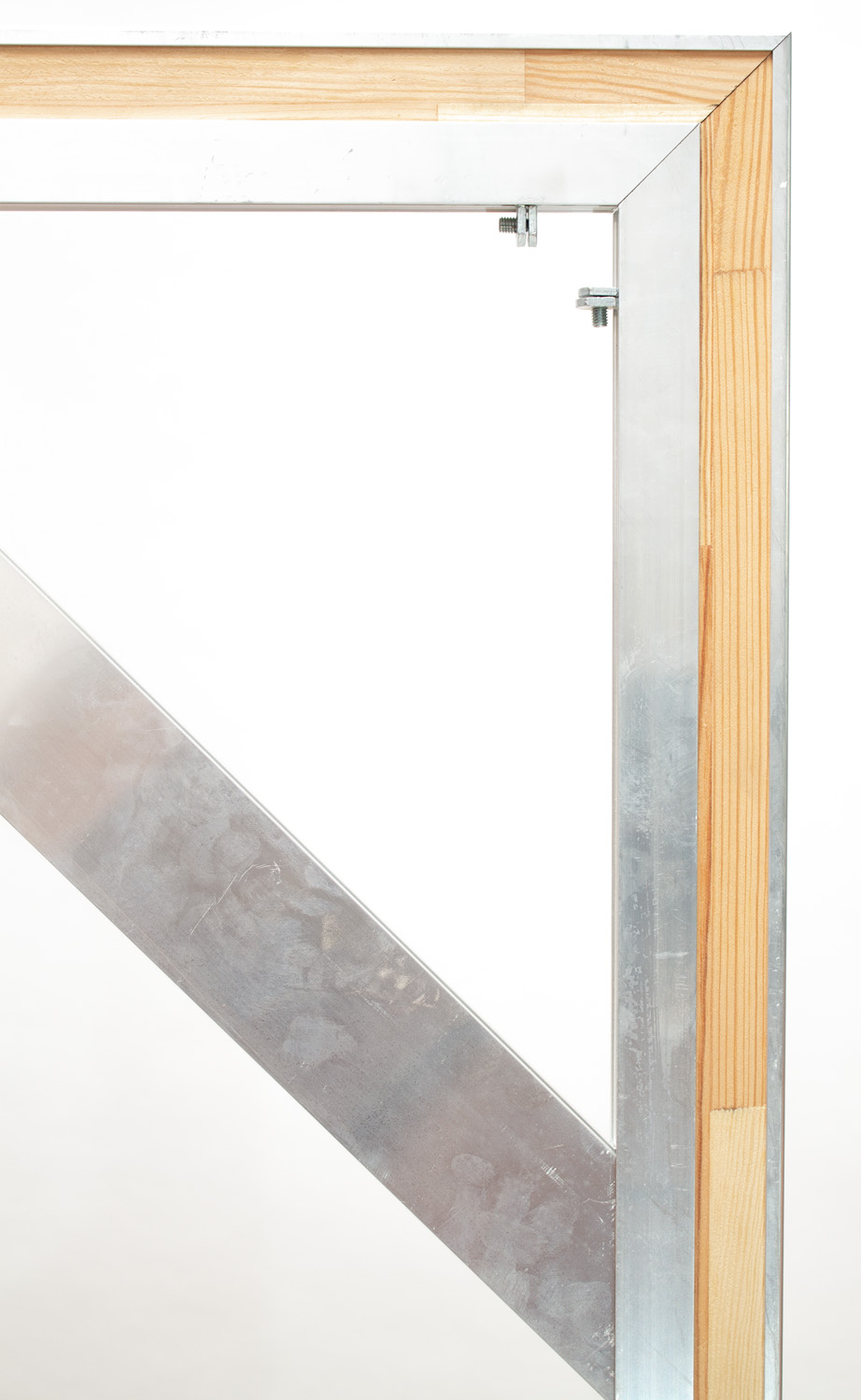  aluminium and wood combo frame, profil 3,2 x 6,0 cm, No. 3260