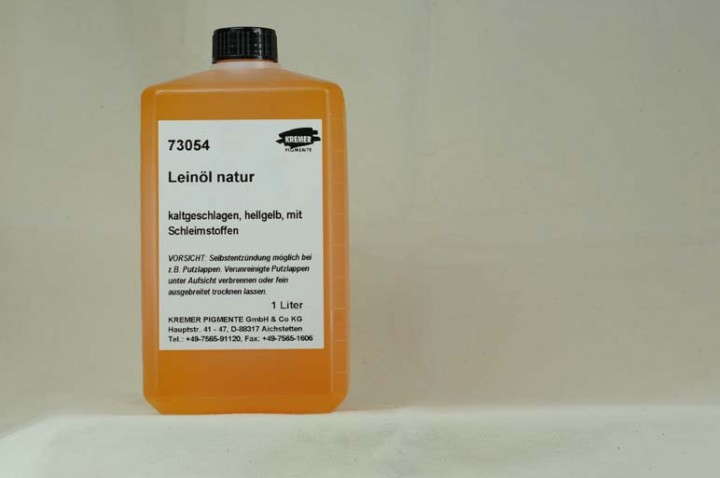 73054_1_720x600 Kremer Linseed Oil, cold-pressed (73054)