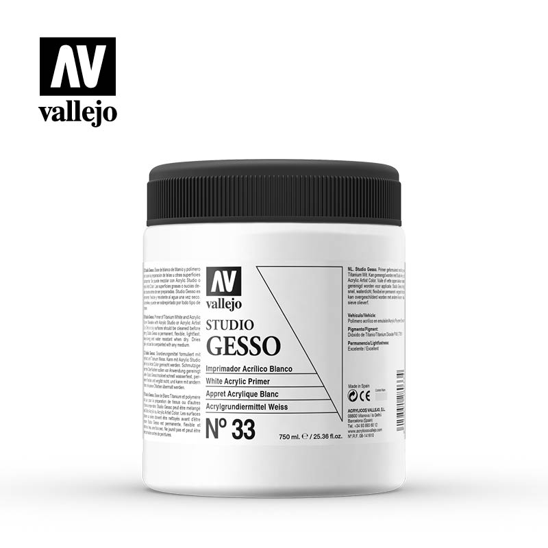 Vallejo Studio Gesso .033