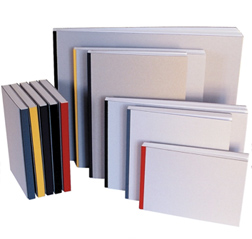projektskizzenbuecher Kunst&Papier Sketchbooks Pasteboard Cover, flexible linen spine