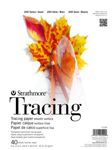 25209 Strathmore 200 Student Tracing Pad 41g 22.9 x 30.5cm