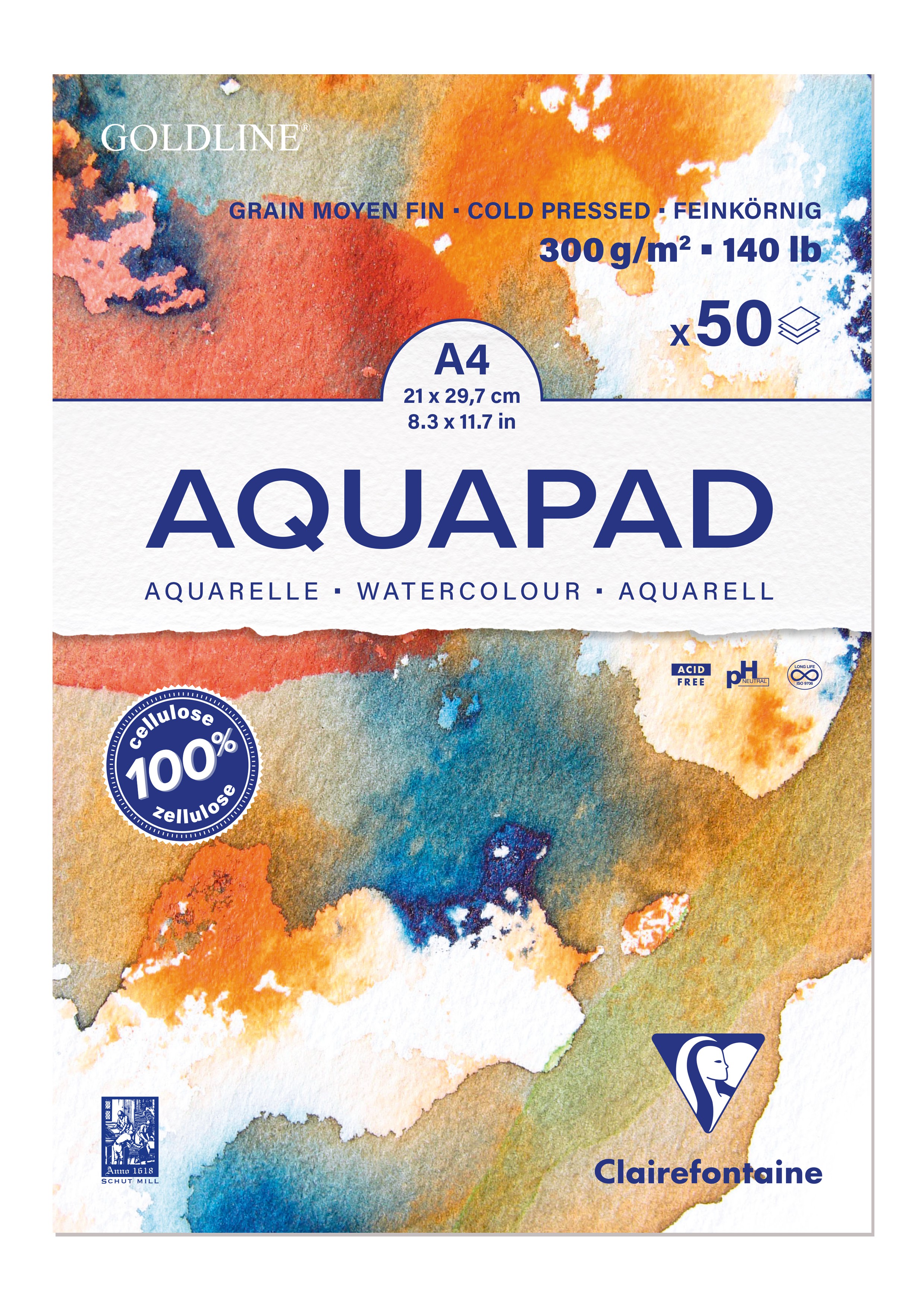 Clairefontaine Goldline Aquapad 300g