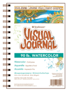002svBo0ABvN16sH Strathmore 400 Visual Journal Watercolor Pad 190g