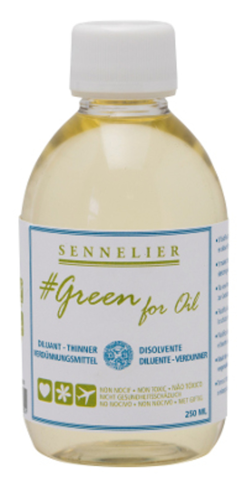 Sennelier Green for Oil thinner