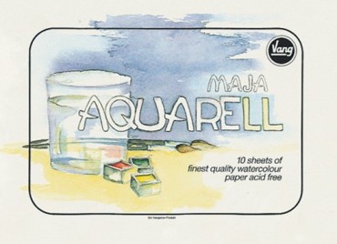 maja-aquarell-block Vang aquarellpad 250 g/m2