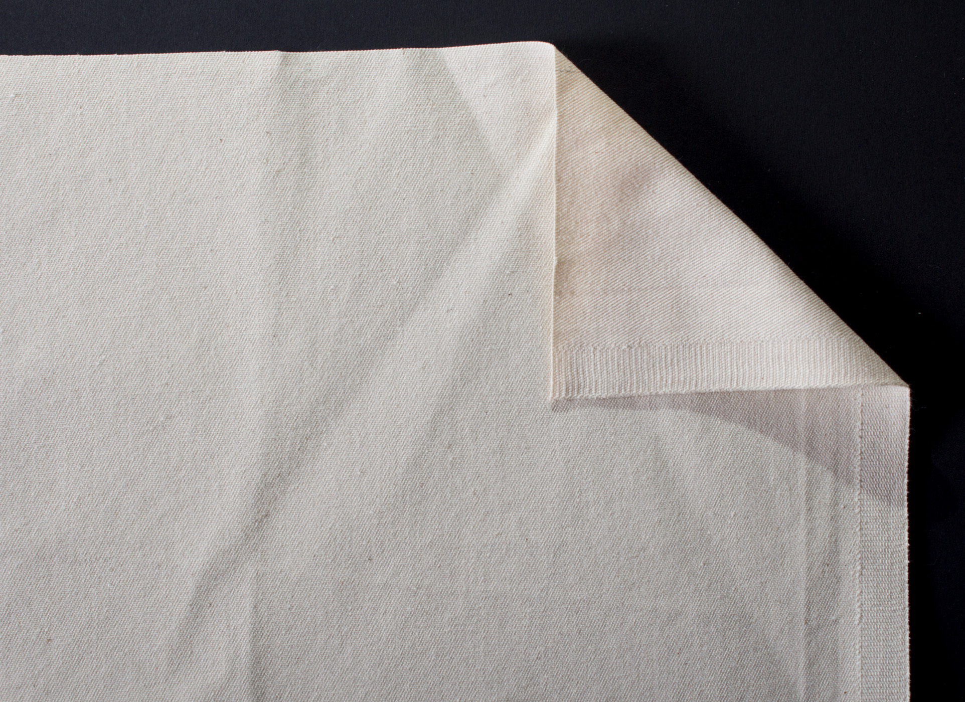 Unprimed cotton with  twill weave, 260 g/m2, 1.64 m width, No. 164