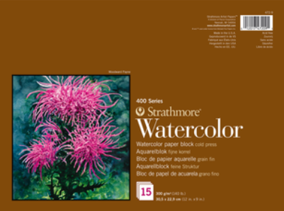 Strathmore 400 Watercolor paper Bogen 300g 55.9 x 76.2 cm (4731) 25er Pack