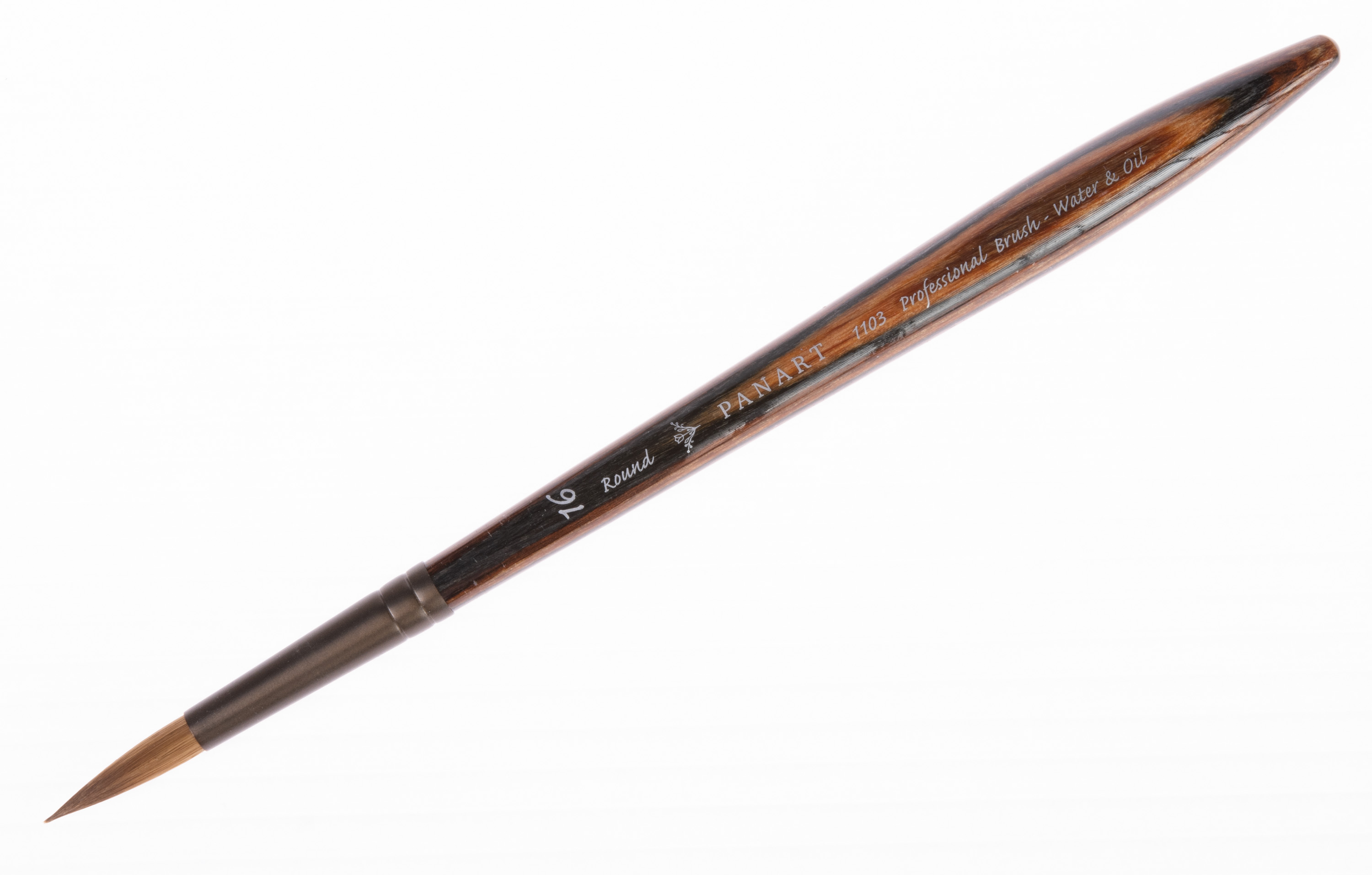 PANART brush with densified wood handle round 1103